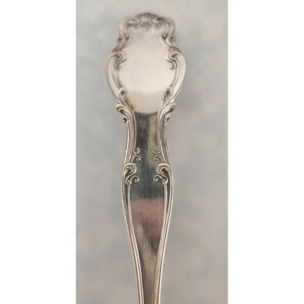 BEAUTIFUL ANTIQUE SOUP PUNCH LADLE SILVER ELEGANT & UNIQUE Rogers Hamilton 1890s